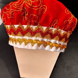 Gorro rojo y blanco Shango